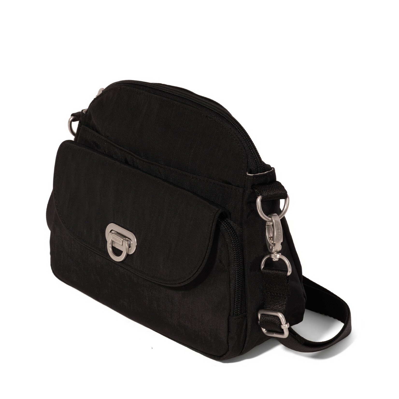 Baggallini Coastal Flip Lock Crossbody - Black 2026