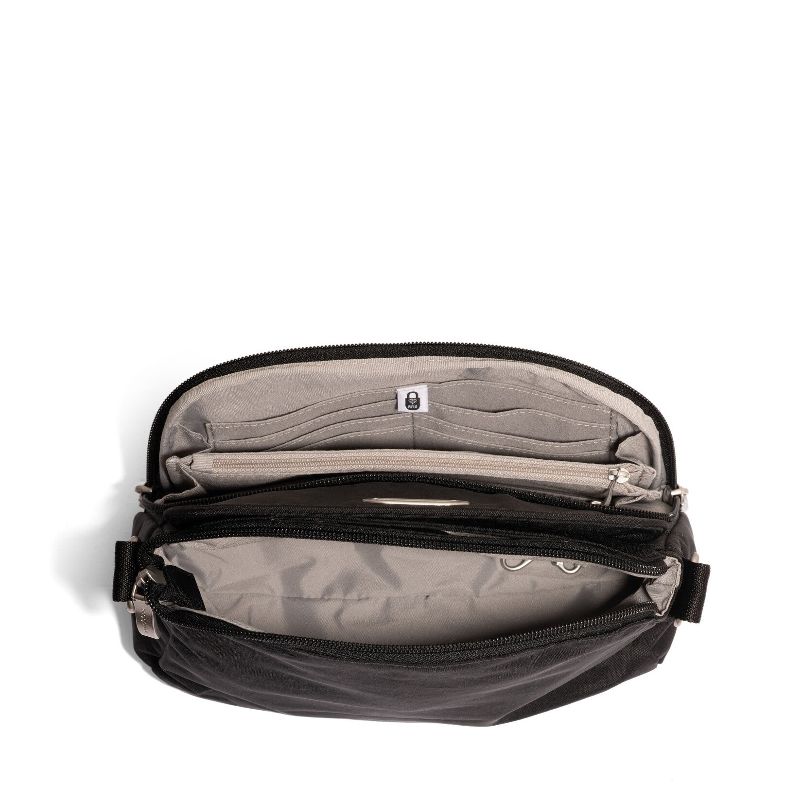 Baggallini Coastal Flip Lock Crossbody - Black 2026