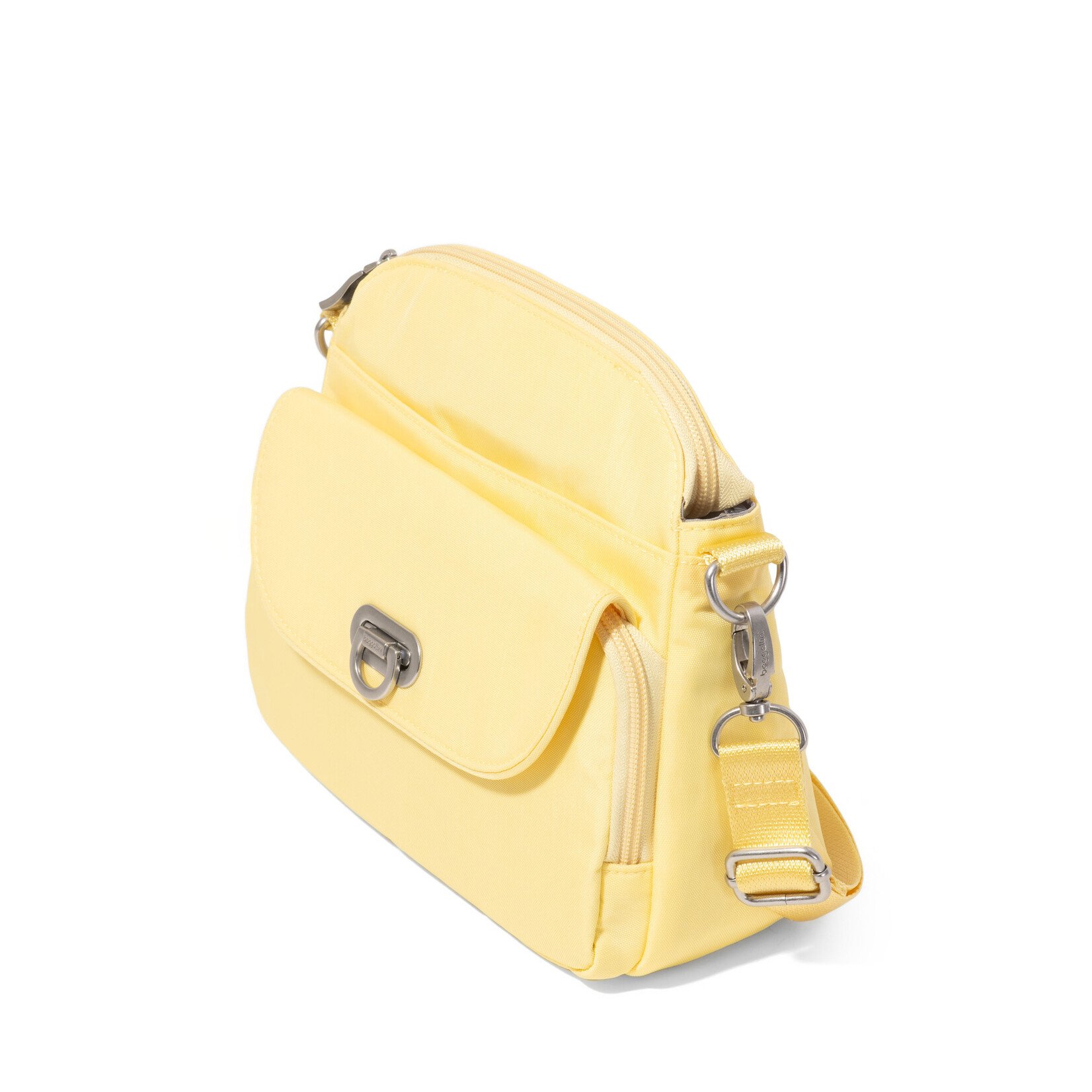 Baggallini Coastal Flip Lock Crossbody - Butter Yellow 2026