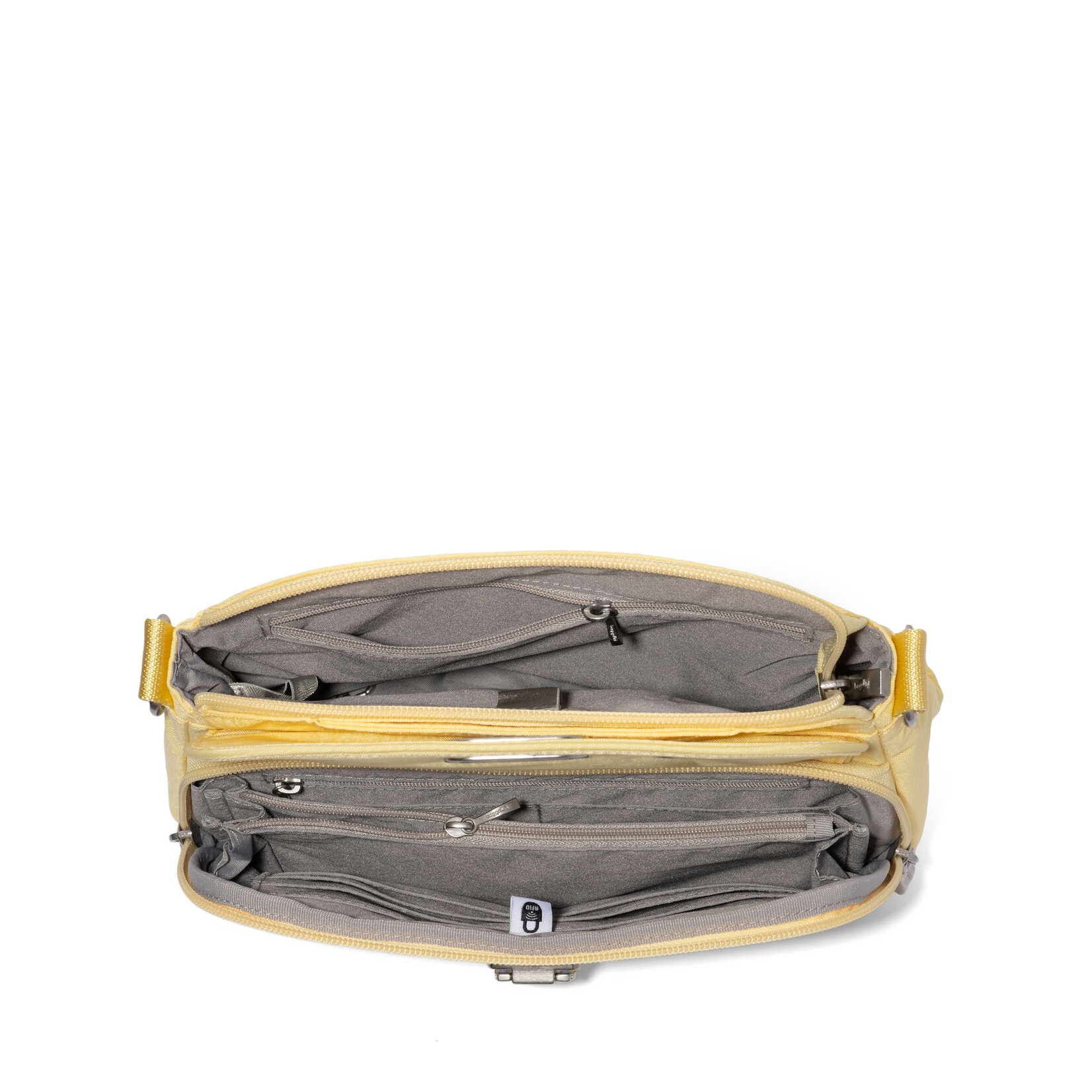 Baggallini Coastal Flip Lock Crossbody - Butter Yellow 2026