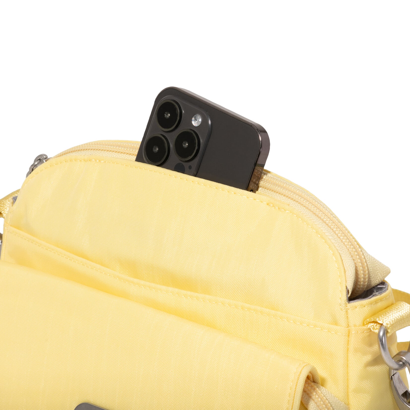 Baggallini Coastal Flip Lock Crossbody - Butter Yellow 2026