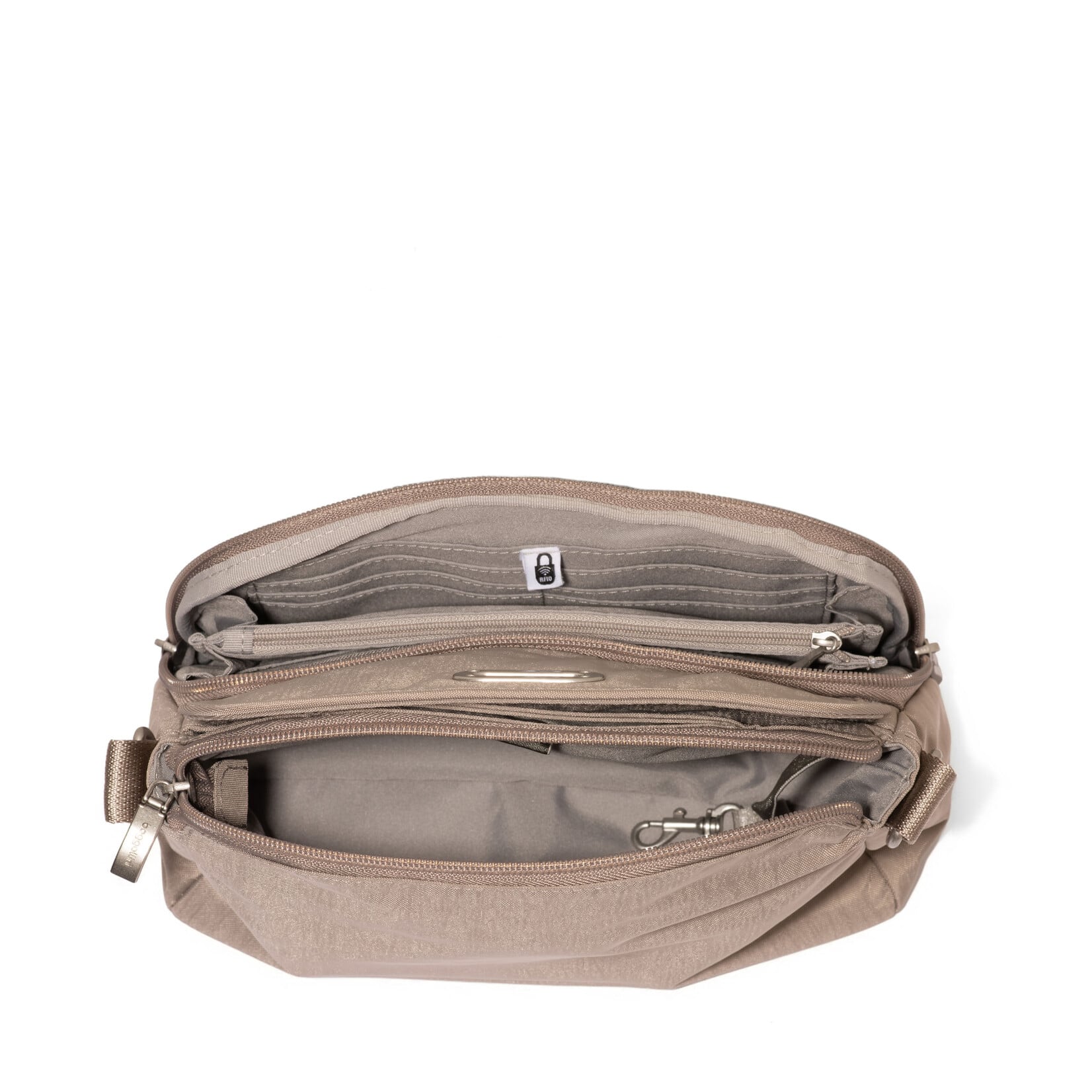 Baggallini Coastal Flip Lock Crossbody - Moonrock 2026