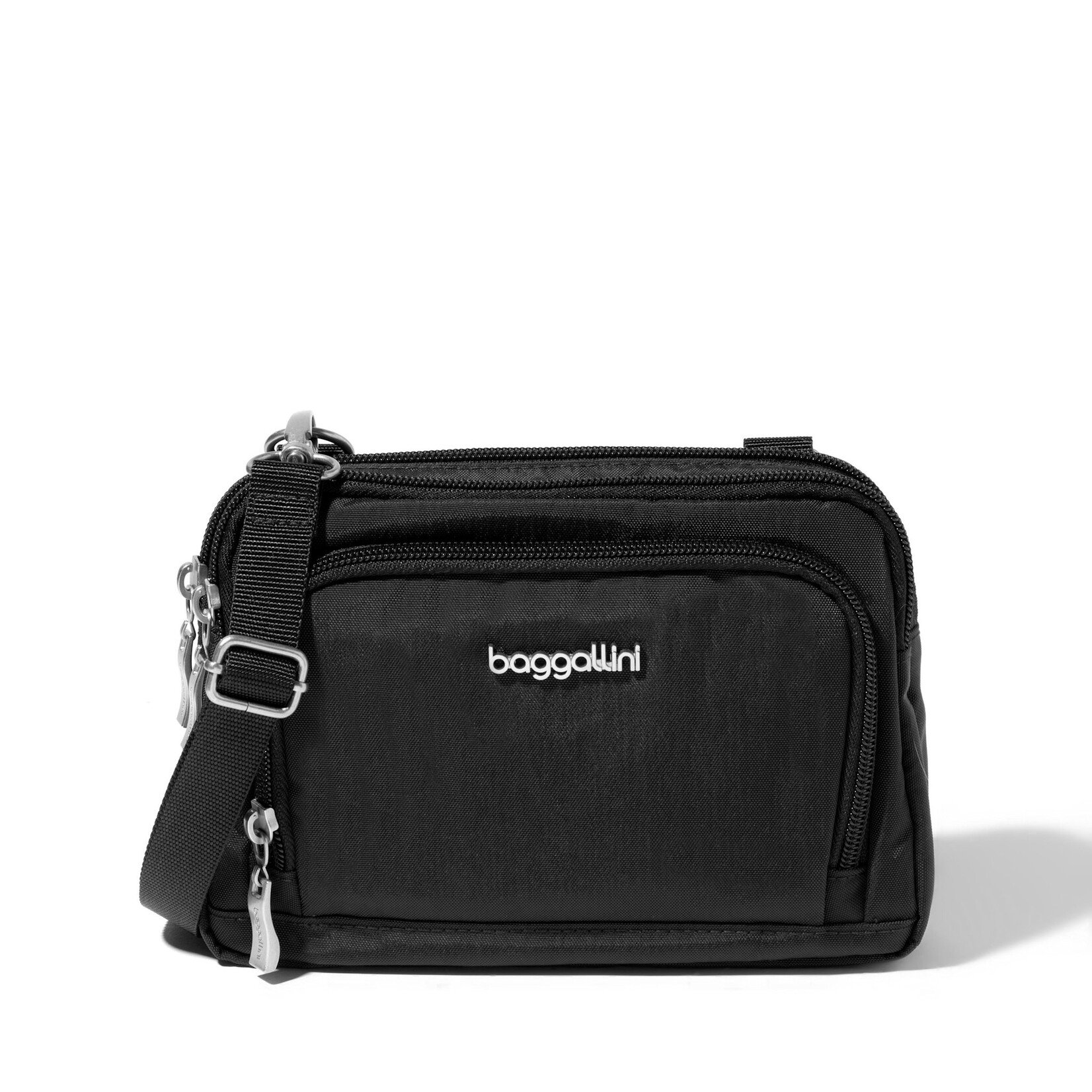 Baggallini Trifecta RFID Wallet Crossbody - Black 2026
