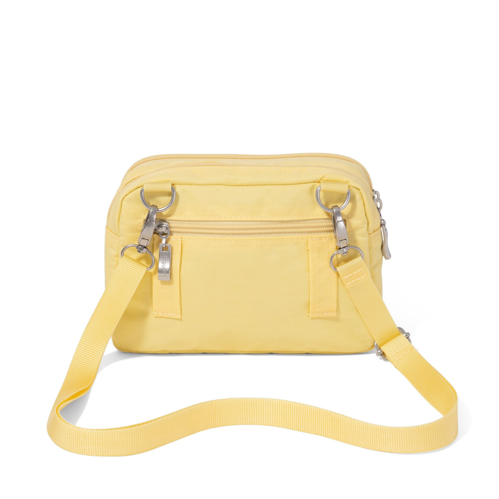 Baggallini Trifecta RFID Wallet Crossbody - Butter Yellow 2026