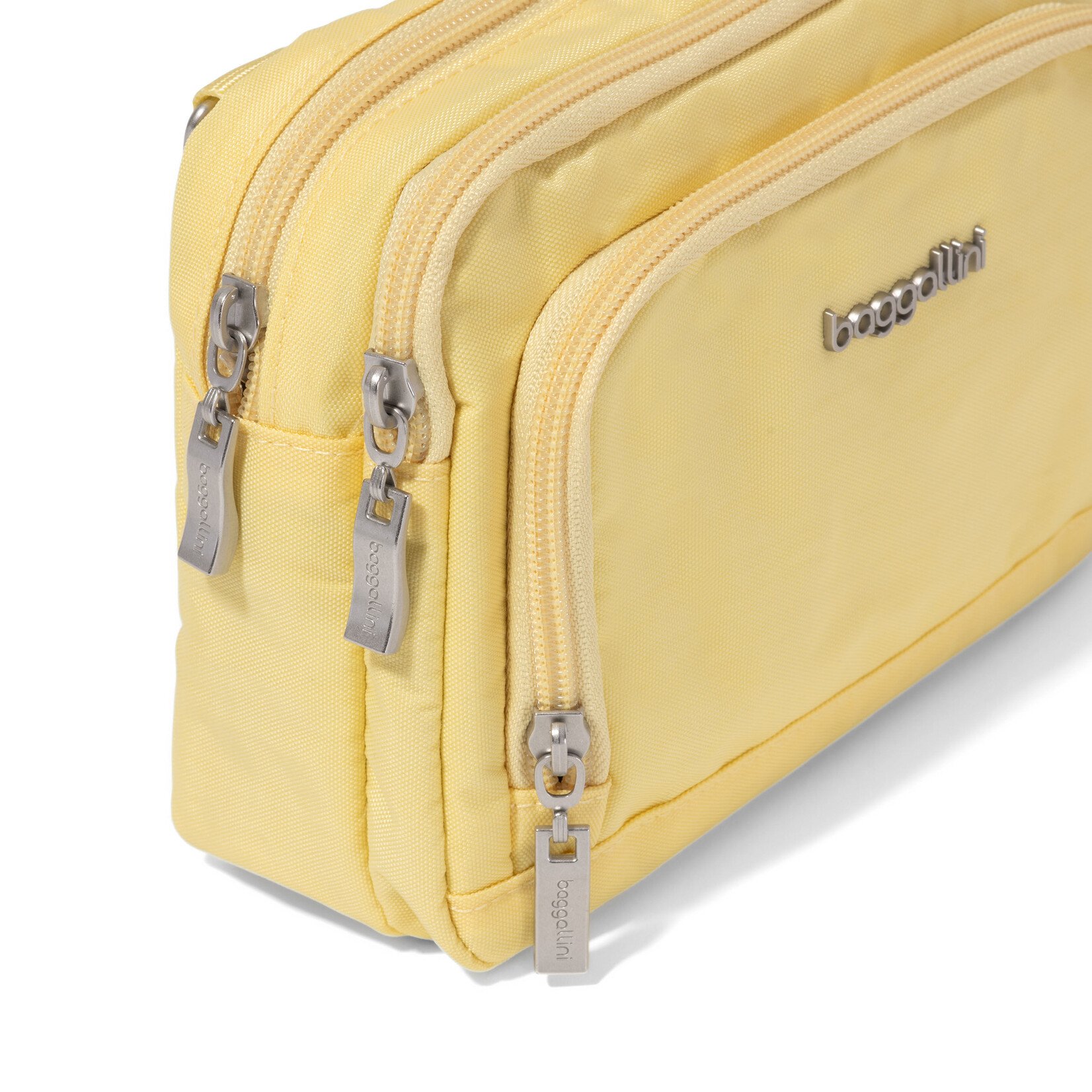 Baggallini Trifecta RFID Wallet Crossbody - Butter Yellow 2026