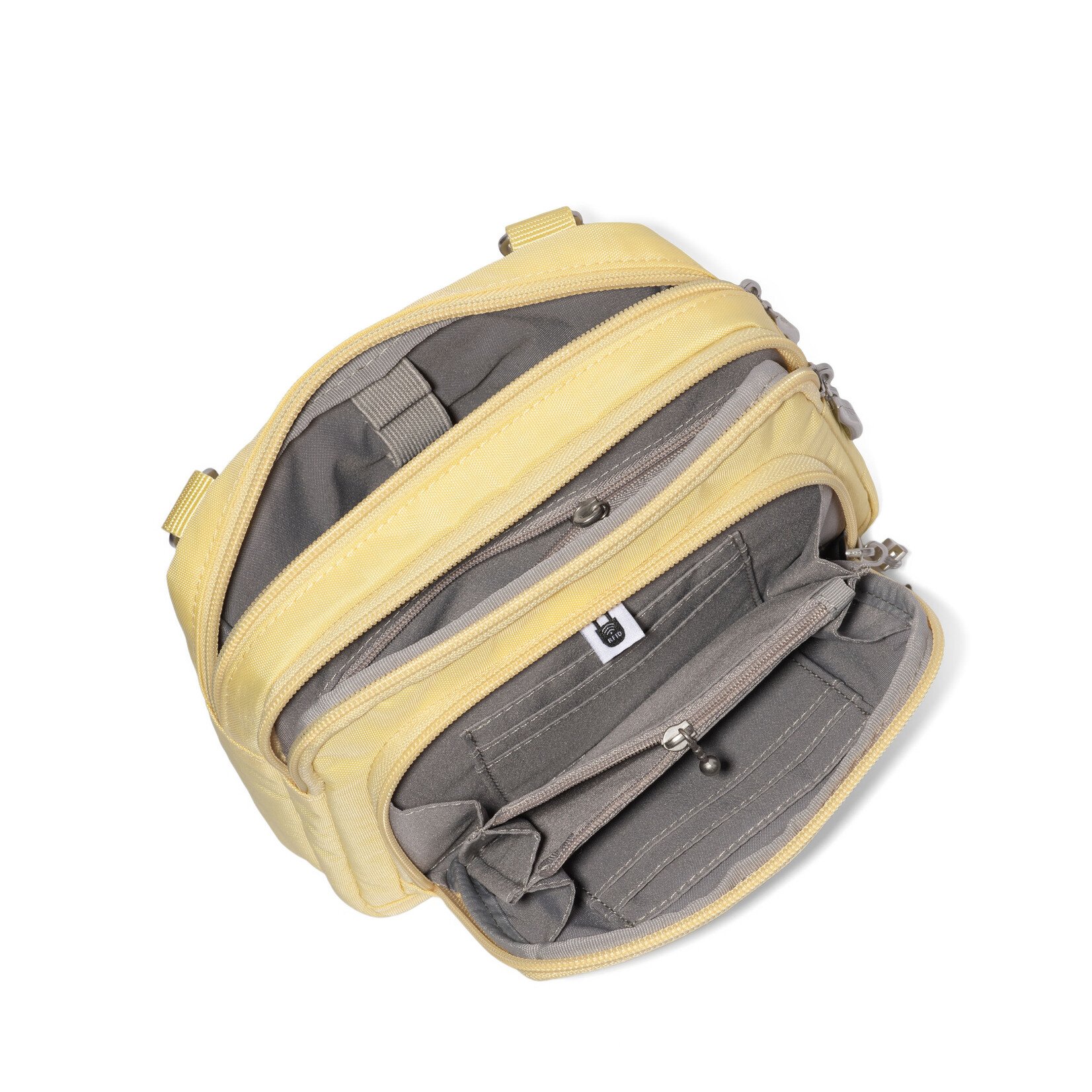 Baggallini Trifecta RFID Wallet Crossbody - Butter Yellow 2026