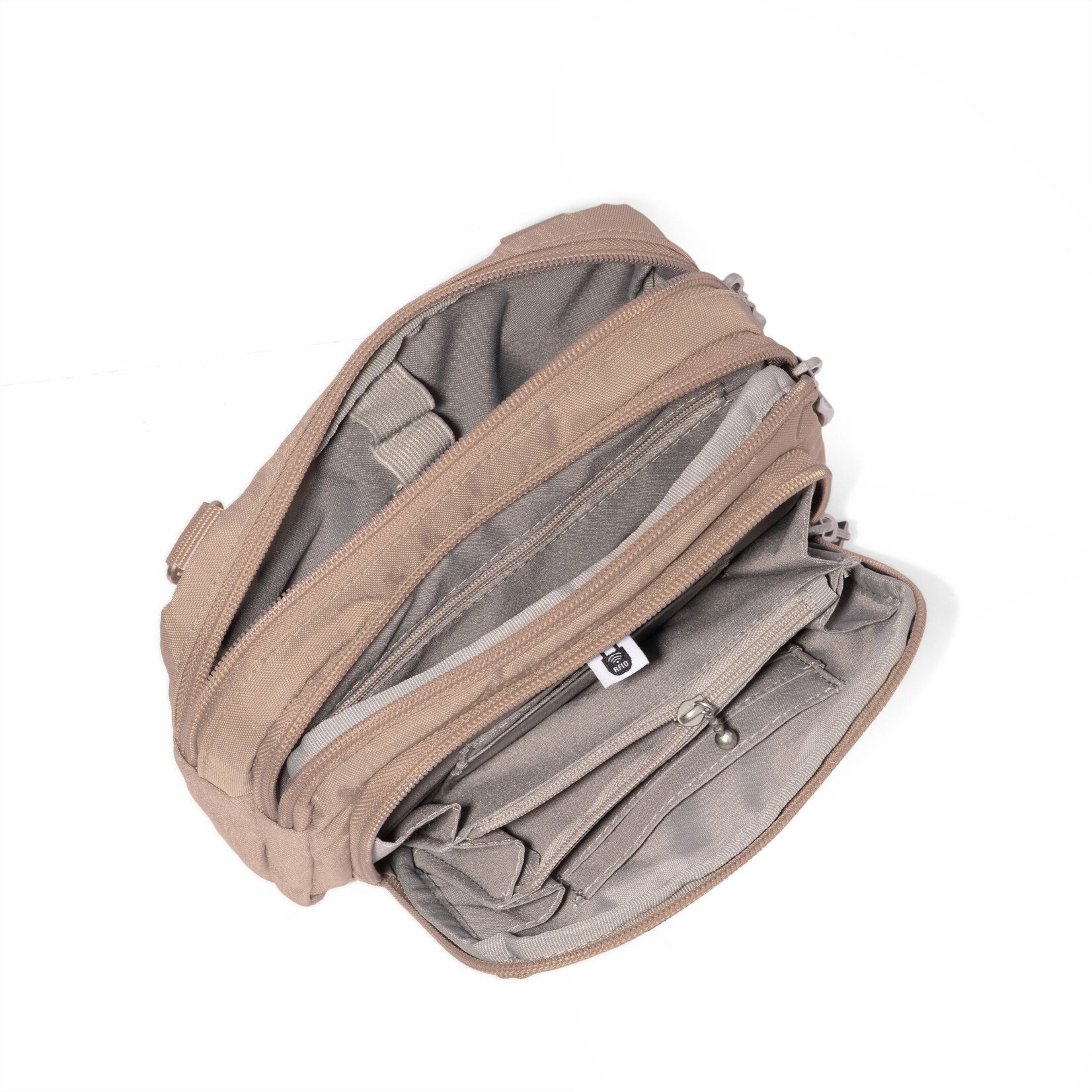 Baggallini Trifecta RFID Wallet Crossbody - Moonrock 2026