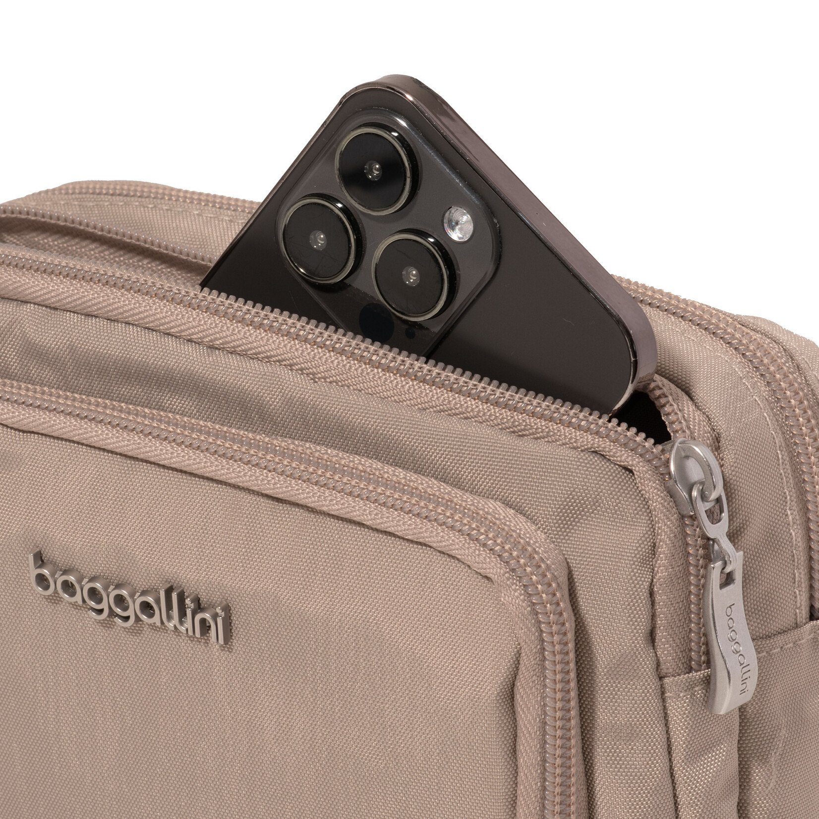 Baggallini Trifecta RFID Wallet Crossbody - Moonrock 2026