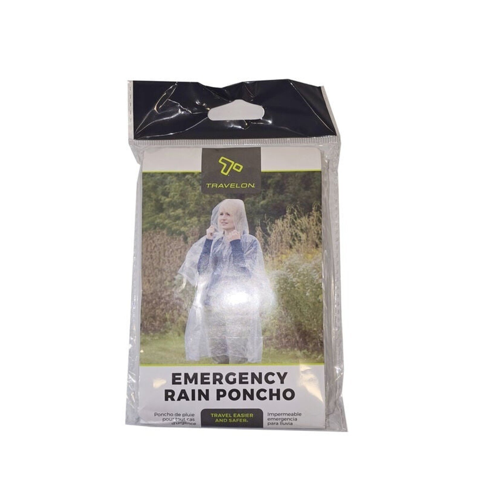 Travelon 12215-850 - Clear - Emergency Rain Poncho 2026