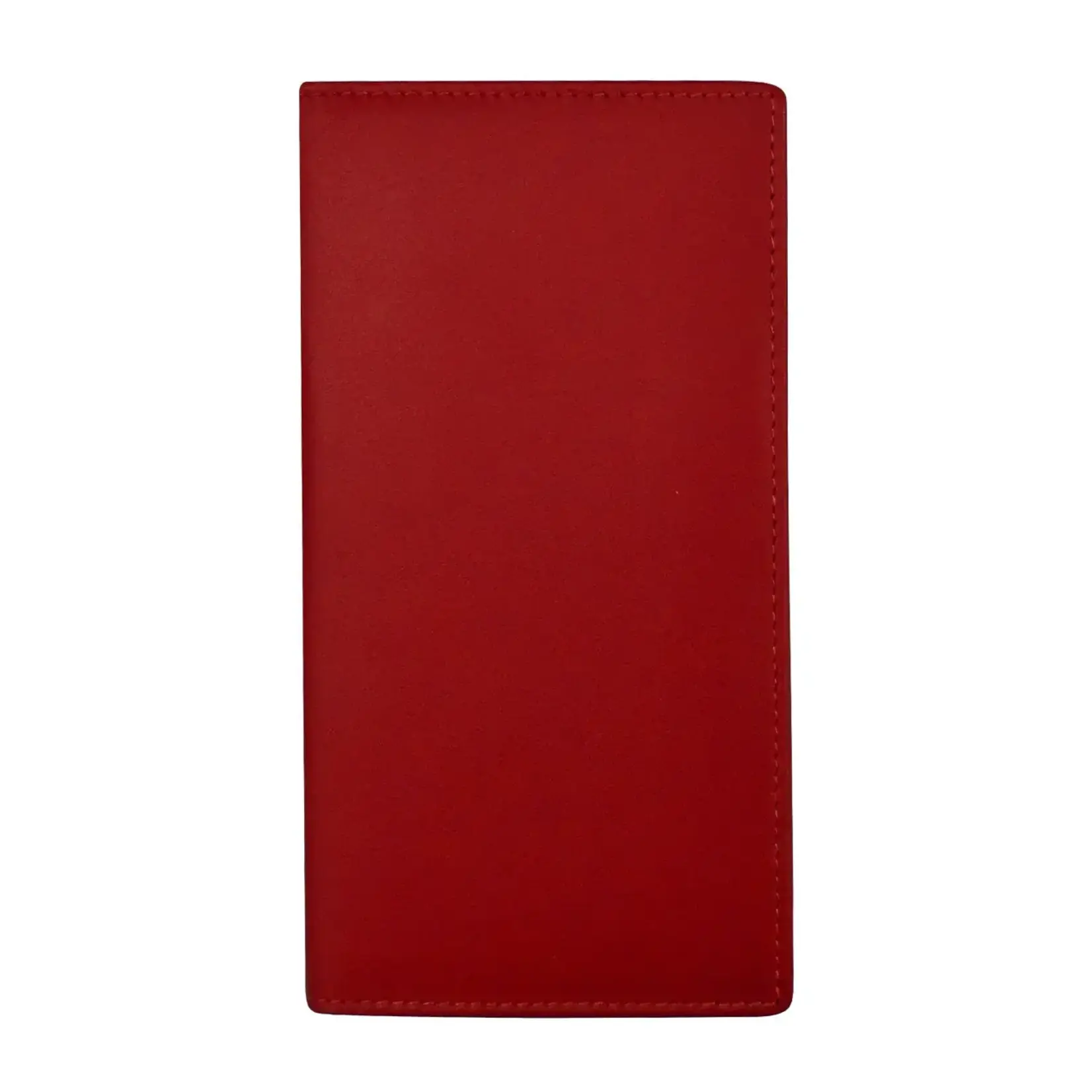 Leather Handbags and Accessories 7405 Red - Checkbook Cover 2026