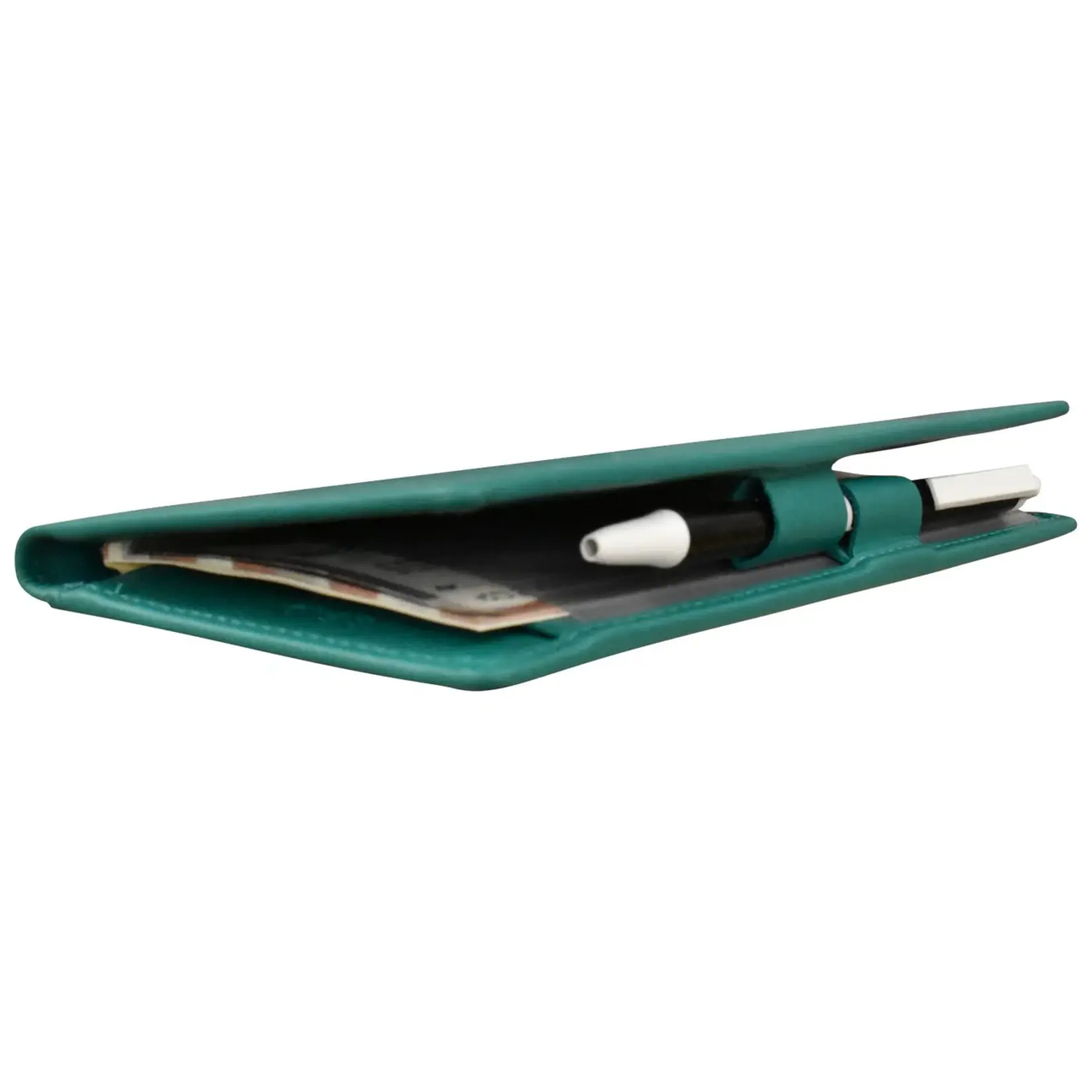 Leather Handbags and Accessories 7405 Aqua - Checkbook Cover 2026