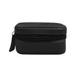 Leather Handbags and Accessories 6806 Black - Mini Box Travel Case