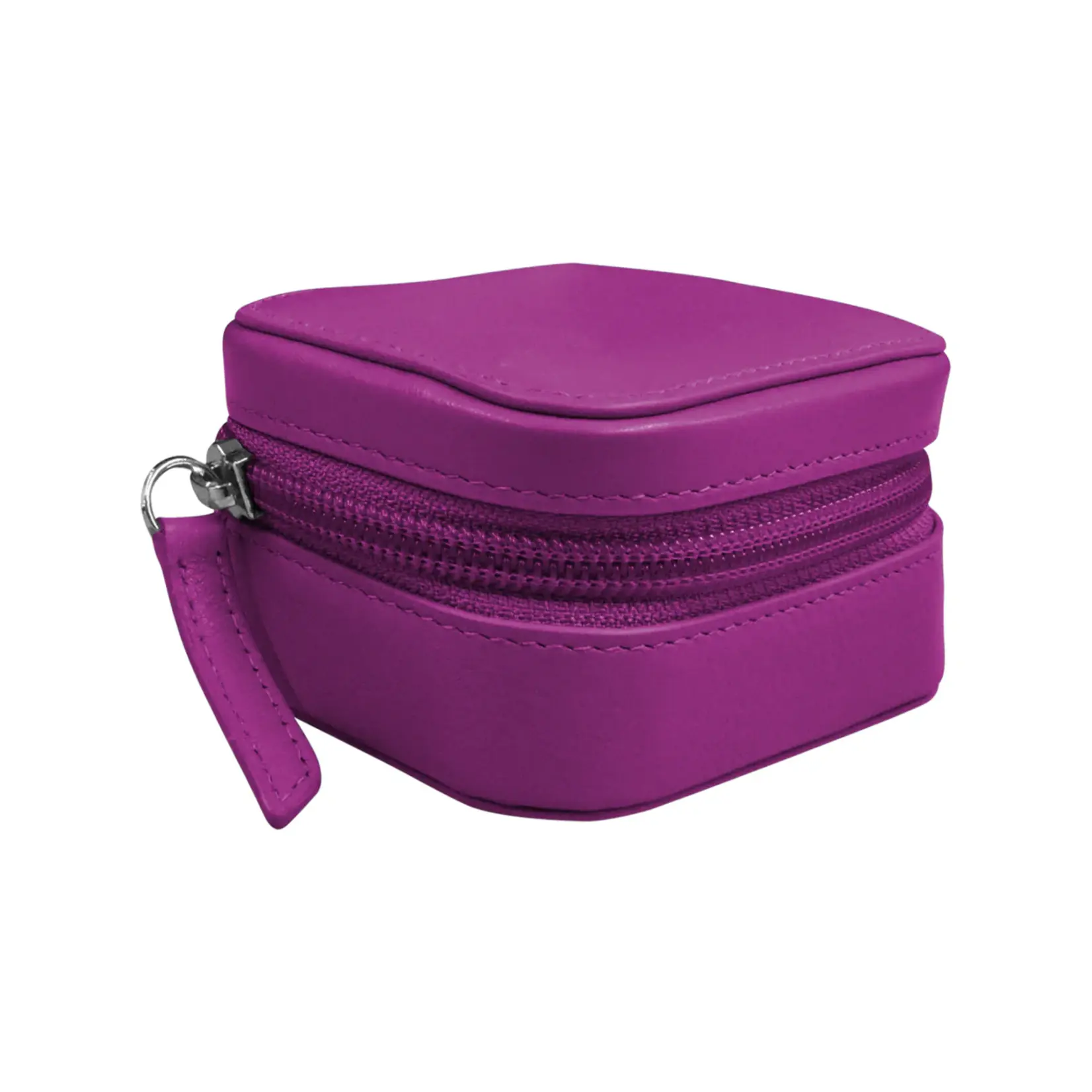 Leather Handbags and Accessories 6806 Orchid - Mini Box Travel Case