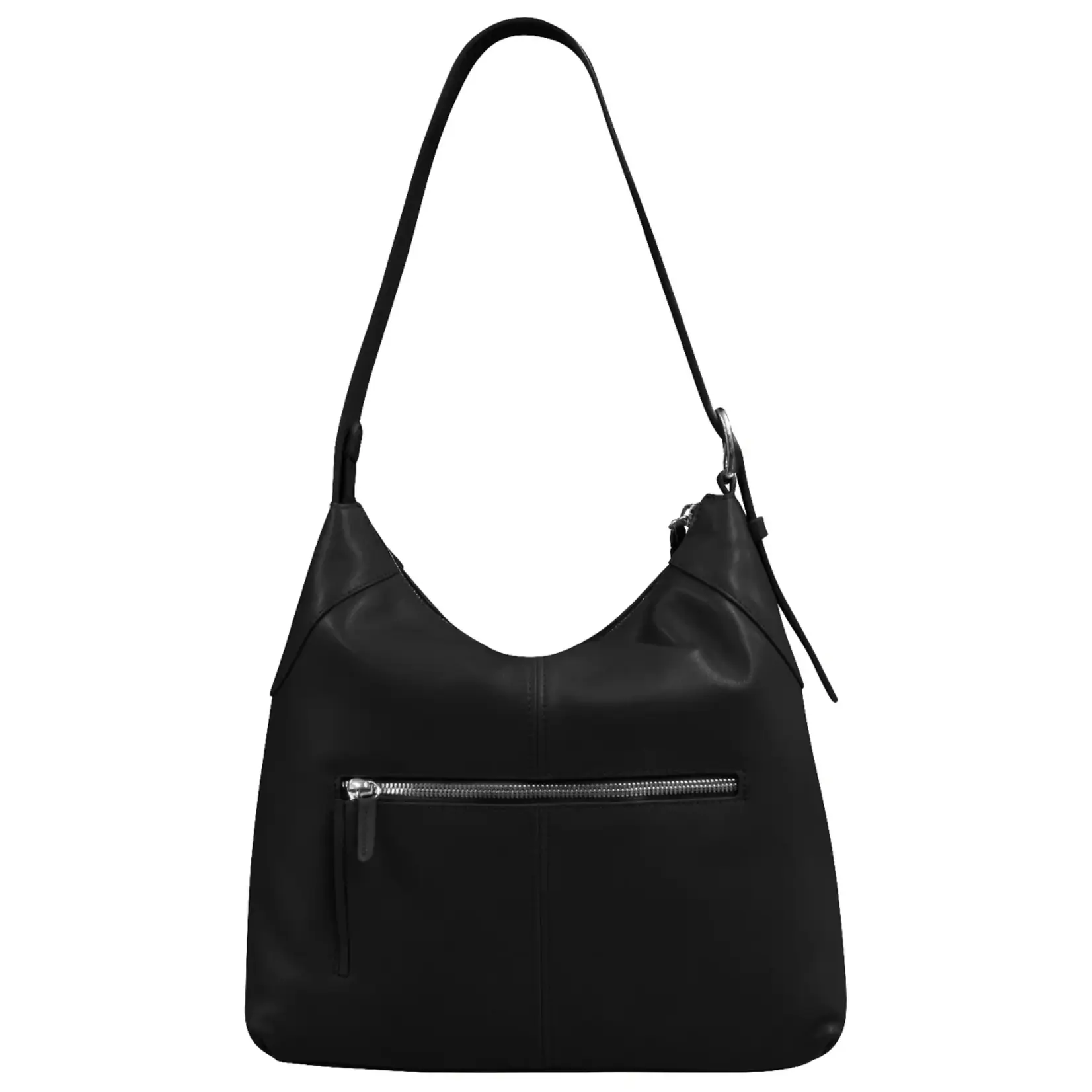 Leather Handbags and Accessories 6799 Black - Western Hobo