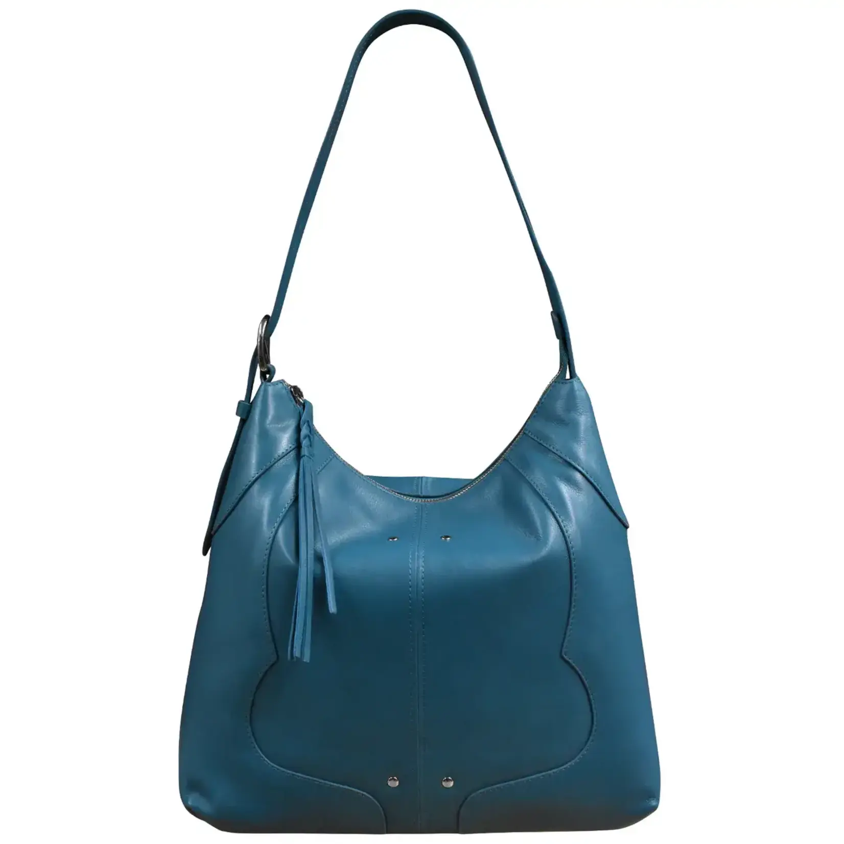 Leather Handbags and Accessories 6799 Jeans Blue - Western Hobo