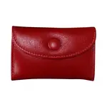 Leather Handbags and Accessories 6319 Red/Cream - Mini Jewelry Organizer