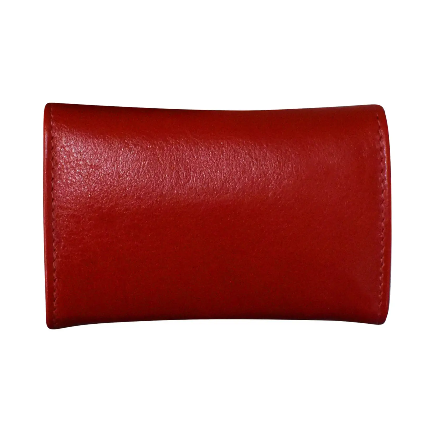 Leather Handbags and Accessories 6319 Red/Cream - Mini Jewelry Organizer