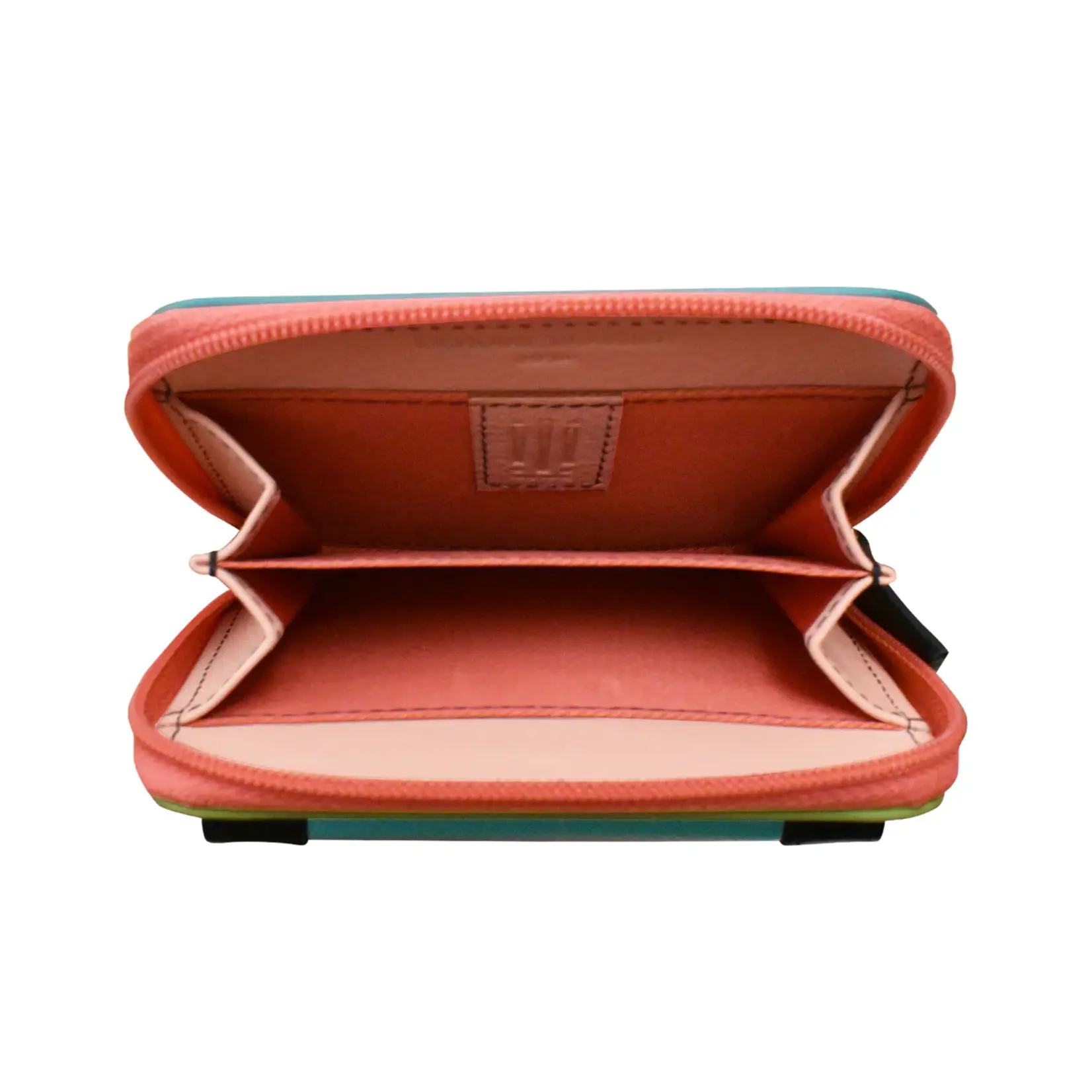 Leather Handbags and Accessories 6239 Peach Multi - Small Pocket Wallet