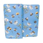 Shagwear W009284 Sky Blue Bumblebee Garden - Large Wallet