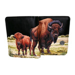 Shagwear W009268sm Black Buffalo Plains - Small Wallet
