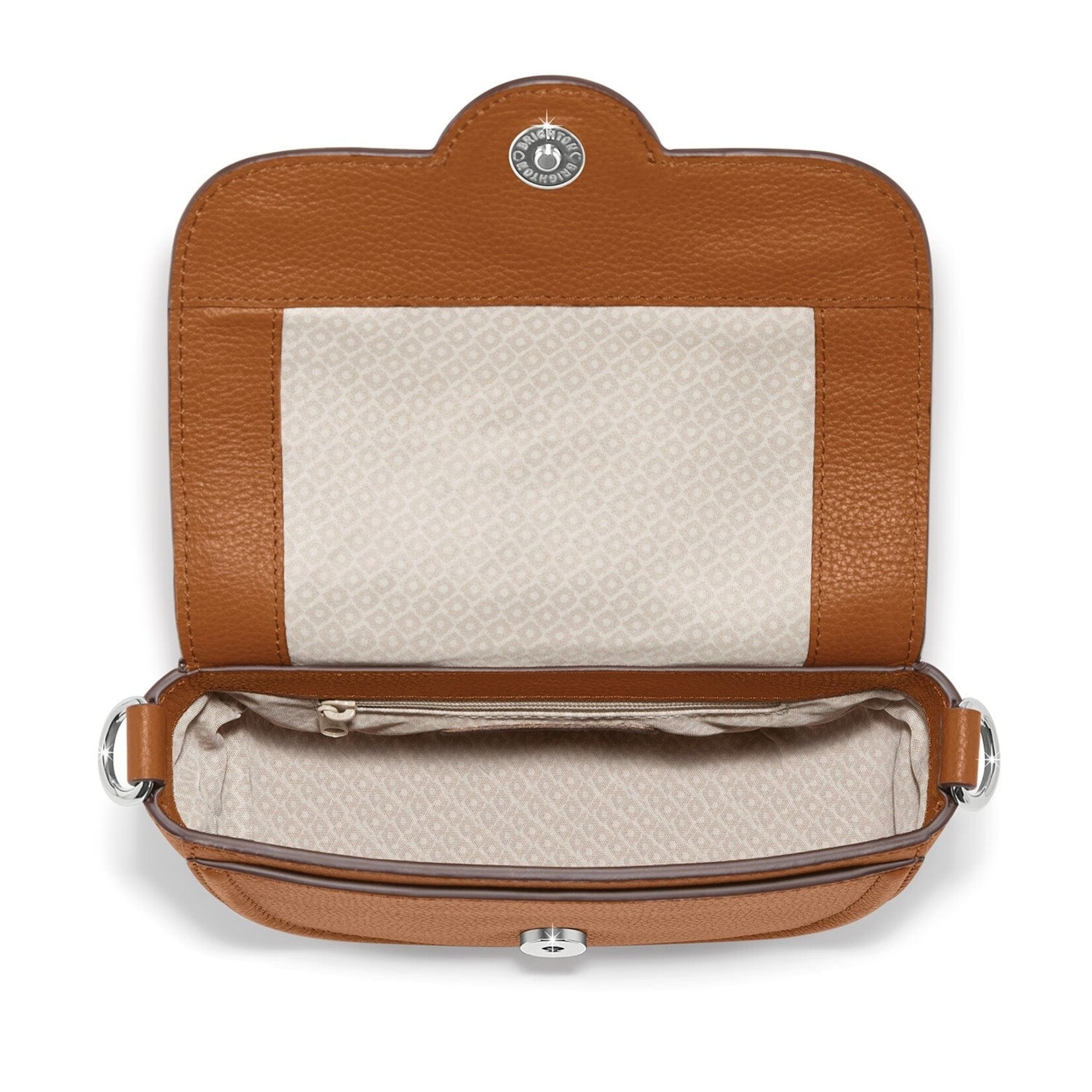 Brighton H16398 Emmie Suede Flap Bag