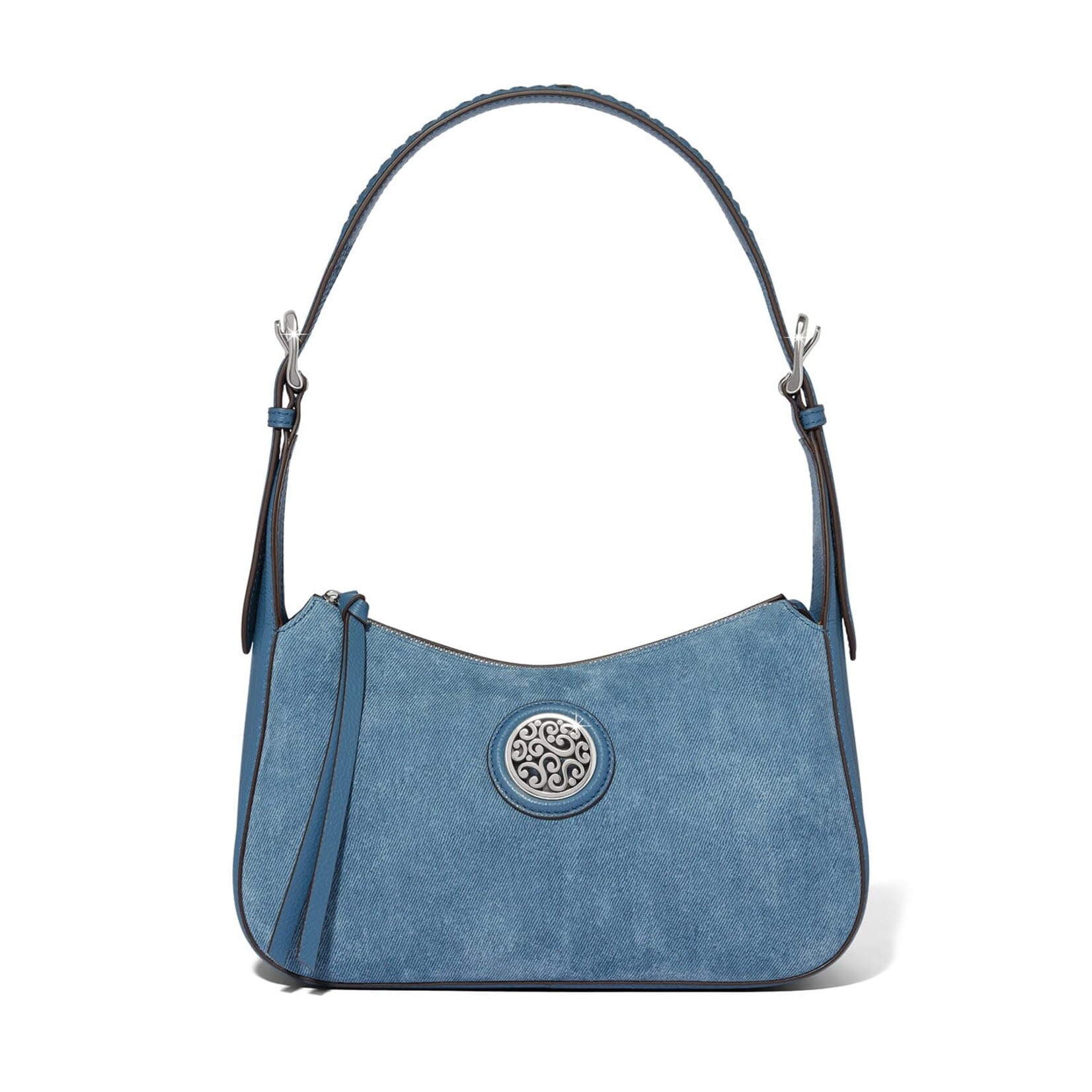 Brighton H44606 Cadiz Mira Suede Hobo - Denim (Contempo)
