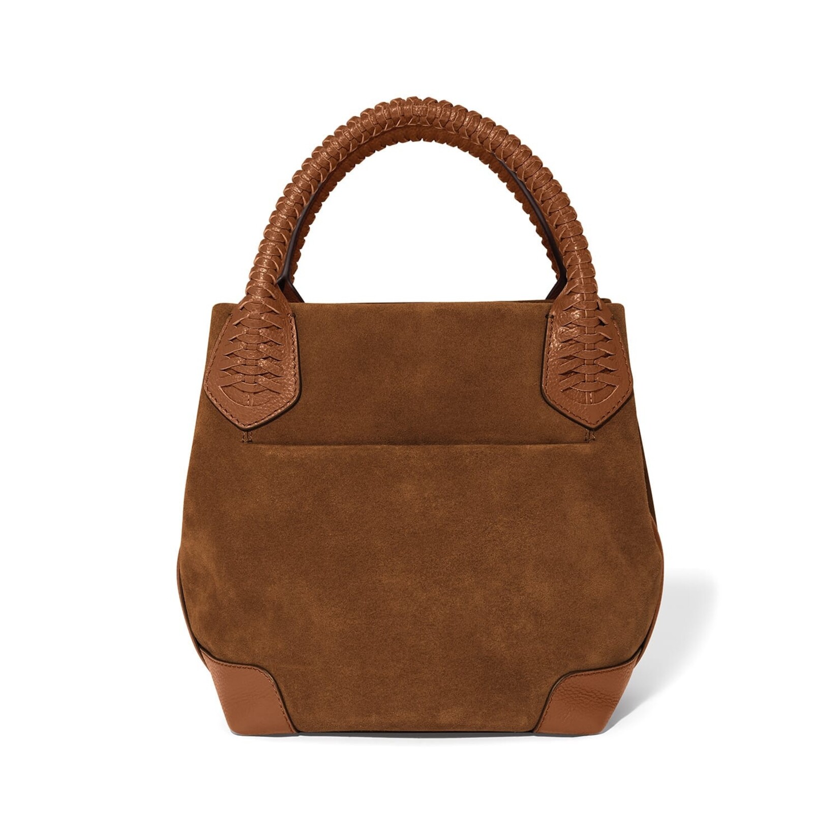 Brighton H44188 Reina Suede Medium Tote - Luggage