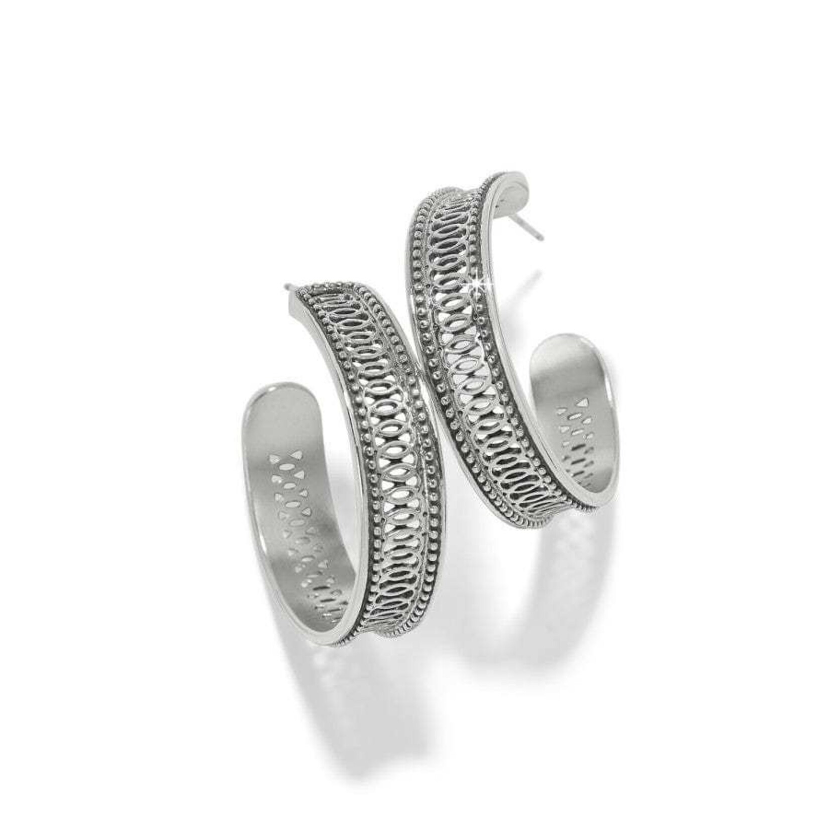 Brighton JA0010 Ferrara Siena Large Hoop Earrings