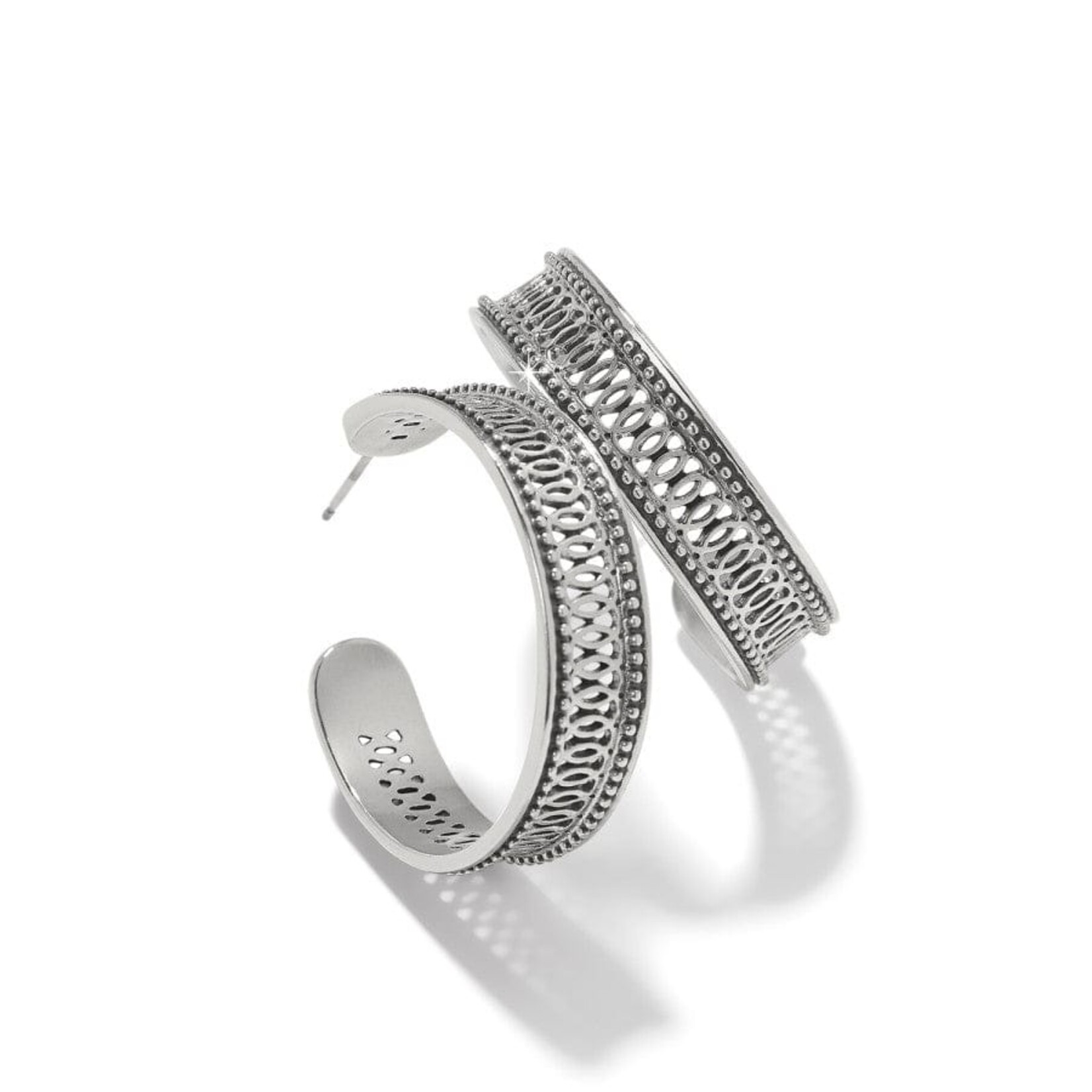 Brighton JA0010 Ferrara Siena Large Hoop Earrings
