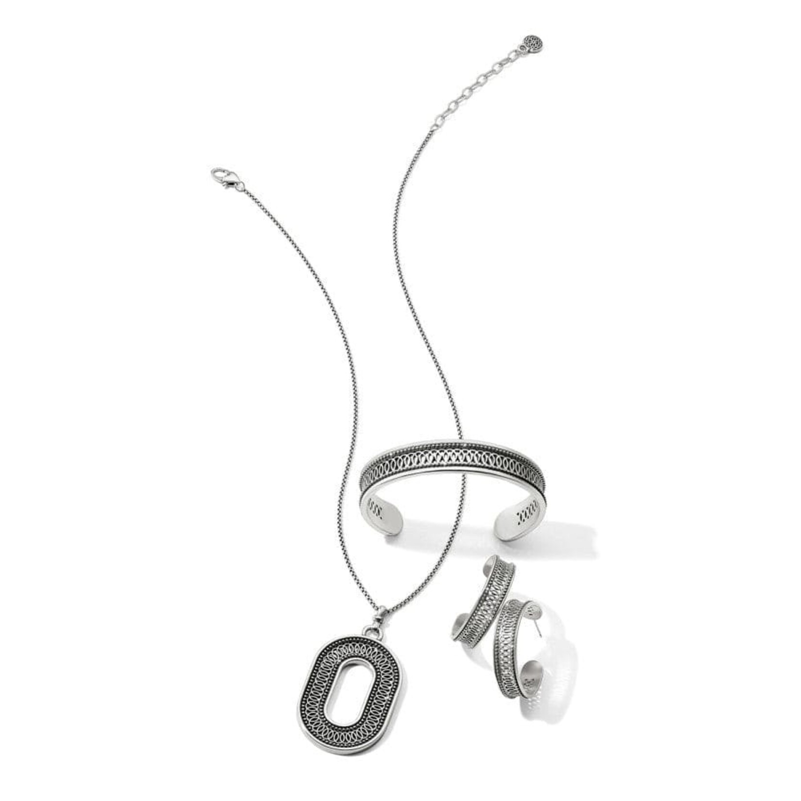 Brighton JA0010 Ferrara Siena Large Hoop Earrings