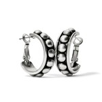 Brighton JA9896 Pretty Tough Stud Medium Hoop Earrings