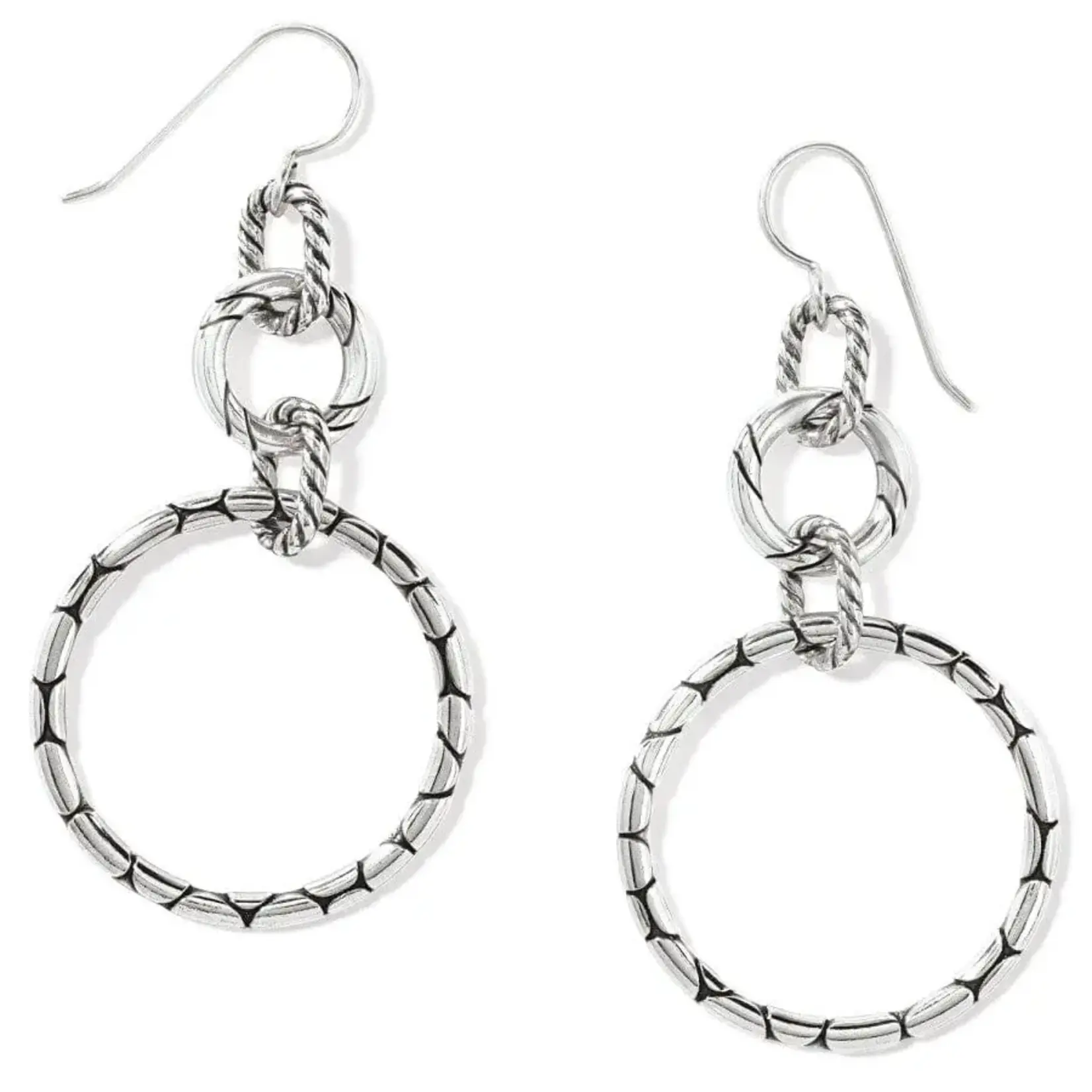 Brighton JE4700 Pebble Rings French Wire Earrings