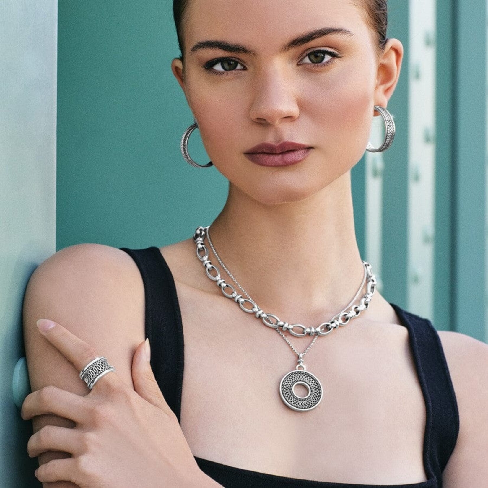 Brighton JM7619 Ferrara Siena Chain Necklace
