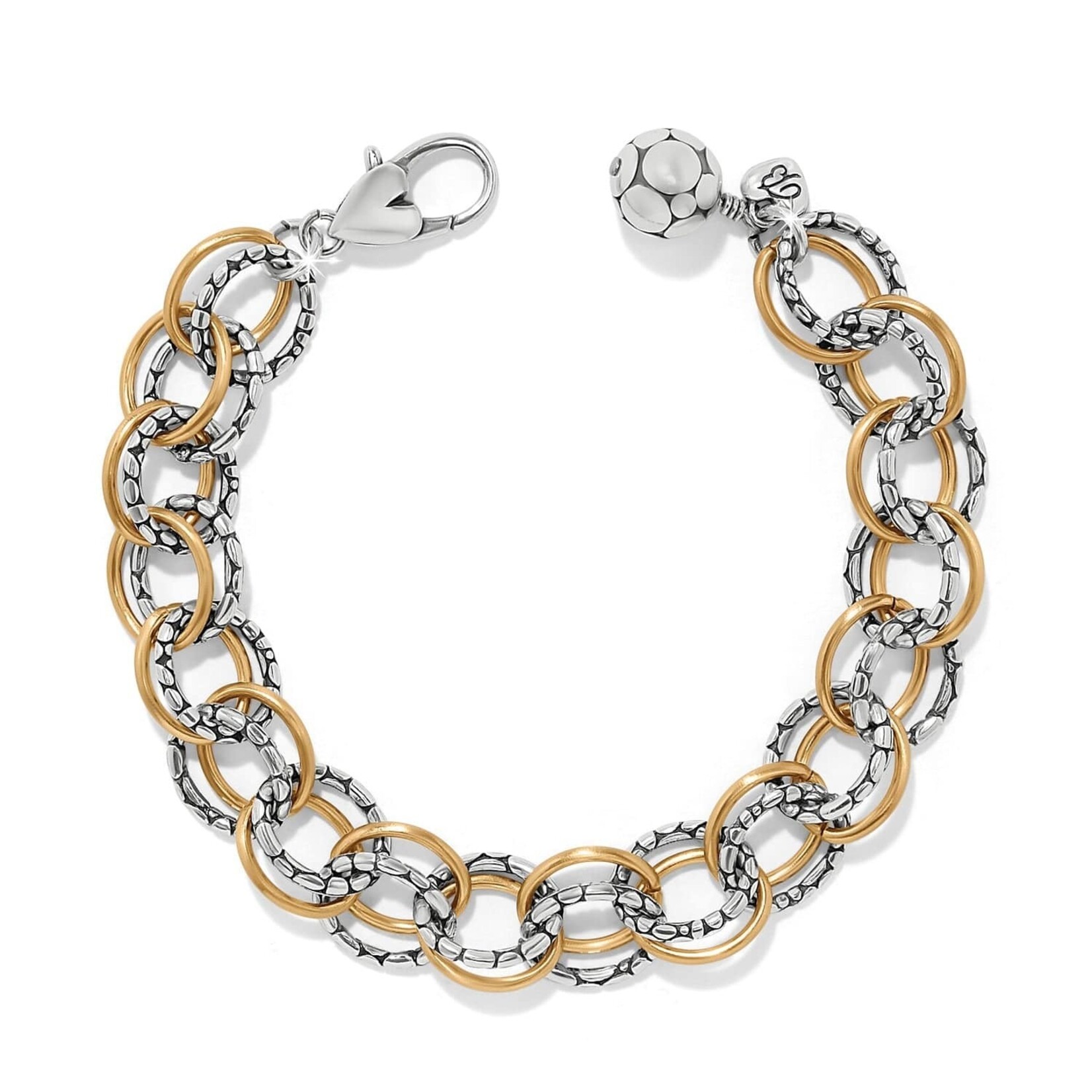 Brighton JF0377 Pebble Link Two Tone Bracelet