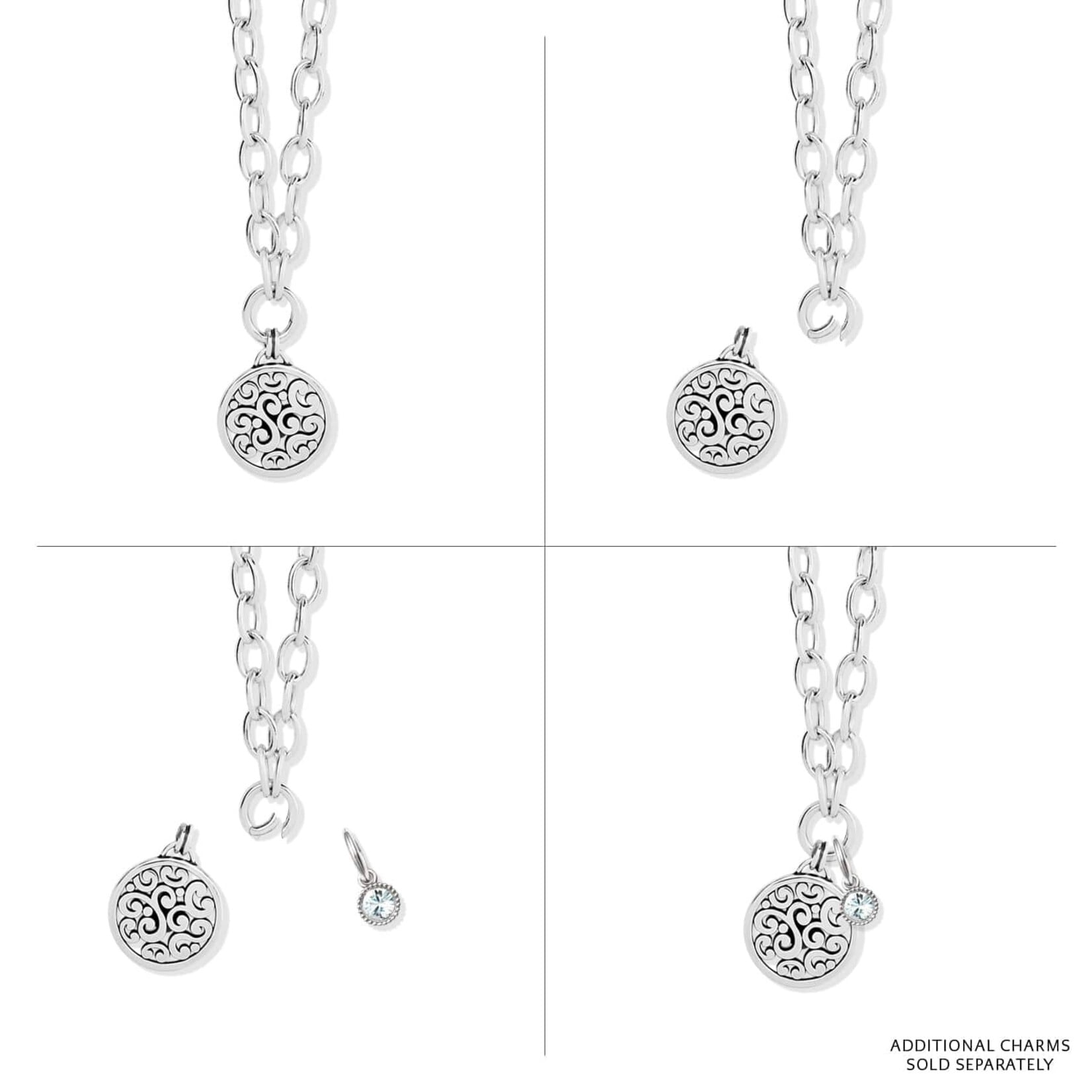 Brighton JM6950 Contempo Medallion Charm Necklace