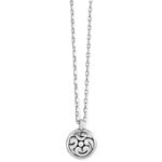 Brighton JM6960 Contempo Medallion Petite Necklace - Silver