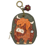 Chala Mini Coin Purse Keychain - Highland Cow