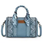 Wrangler WG331-9012JN - Jean - Wrangler Braided Paisley Bandana Boston Bag