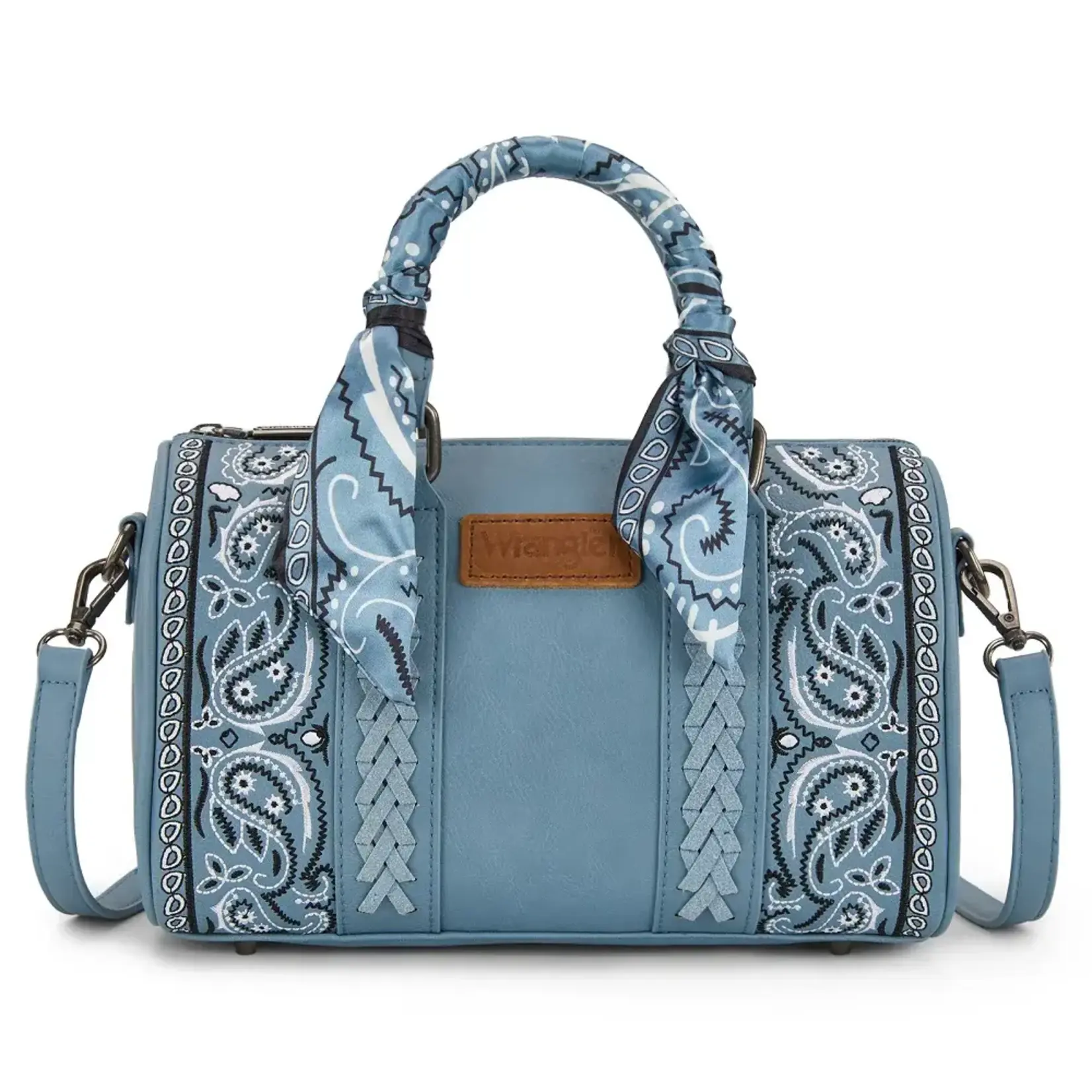 Wrangler WG331-9012JN - Jean - Wrangler Braided Paisley Bandana Boston Bag