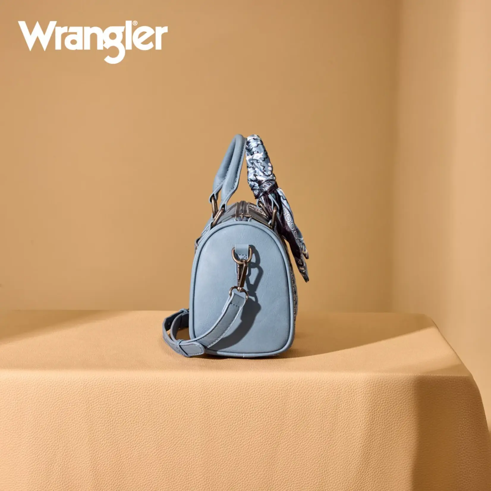 Wrangler WG331-9012JN - Jean - Wrangler Braided Paisley Bandana Boston Bag