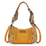 Wrangler WG331-818YL - Yellow - Wrangler Braided Paisley Bandana Shoulder Bag