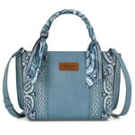 Wrangler WG331-2005JN - Jean - Wrangler Braided Paisley Bandana Tote Bag