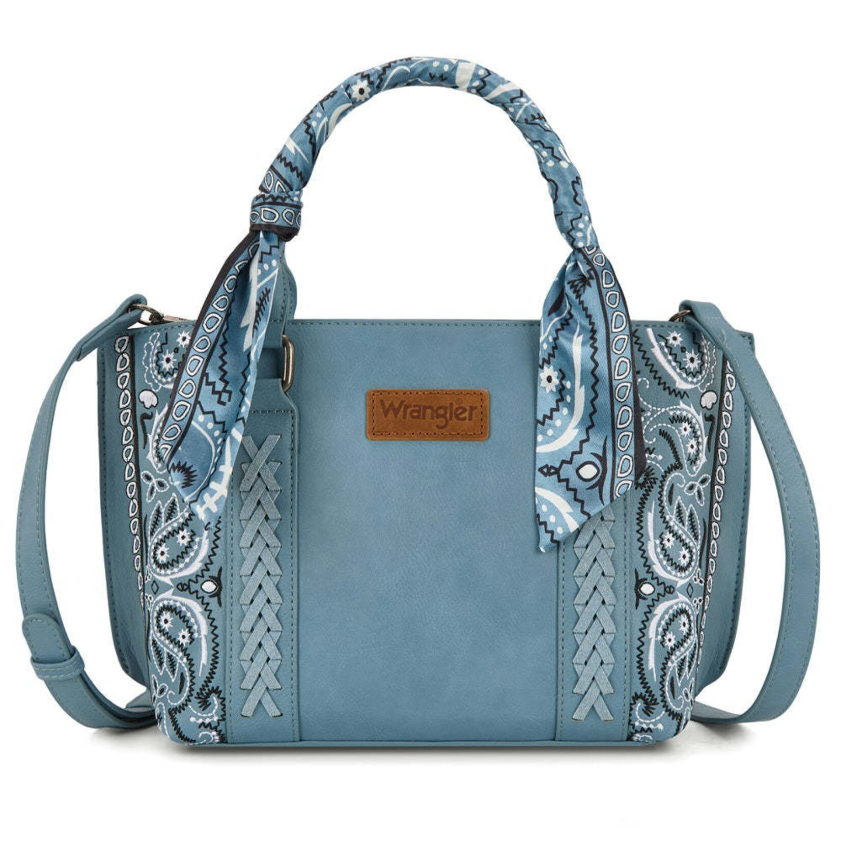 Wrangler WG331-2005JN - Jean - Wrangler Braided Paisley Bandana Tote Bag