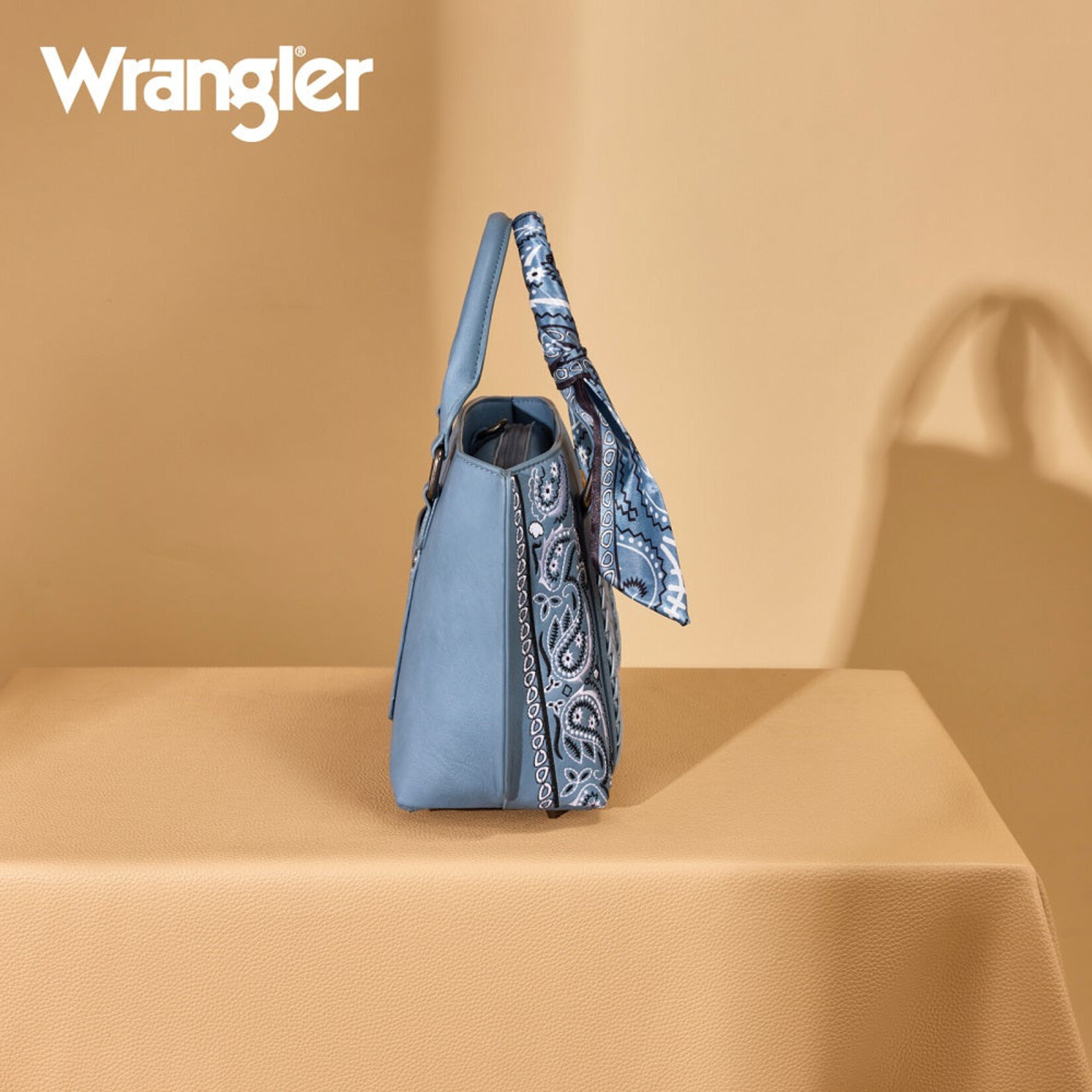 Wrangler WG331-2005JN - Jean - Wrangler Braided Paisley Bandana Tote Bag