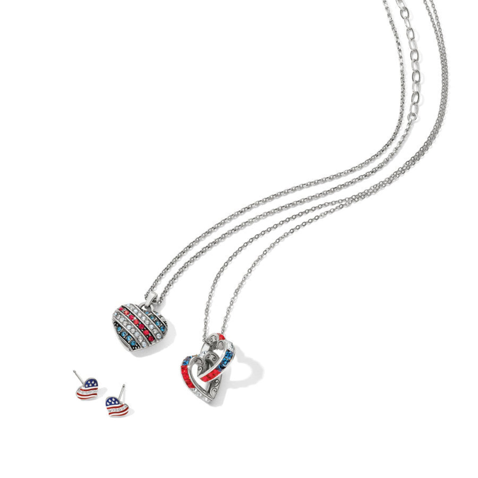 Brighton JN4792 Americana Heart Necklace