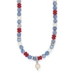 Brighton JM0009 Americana Beach Pearl Charm Necklace