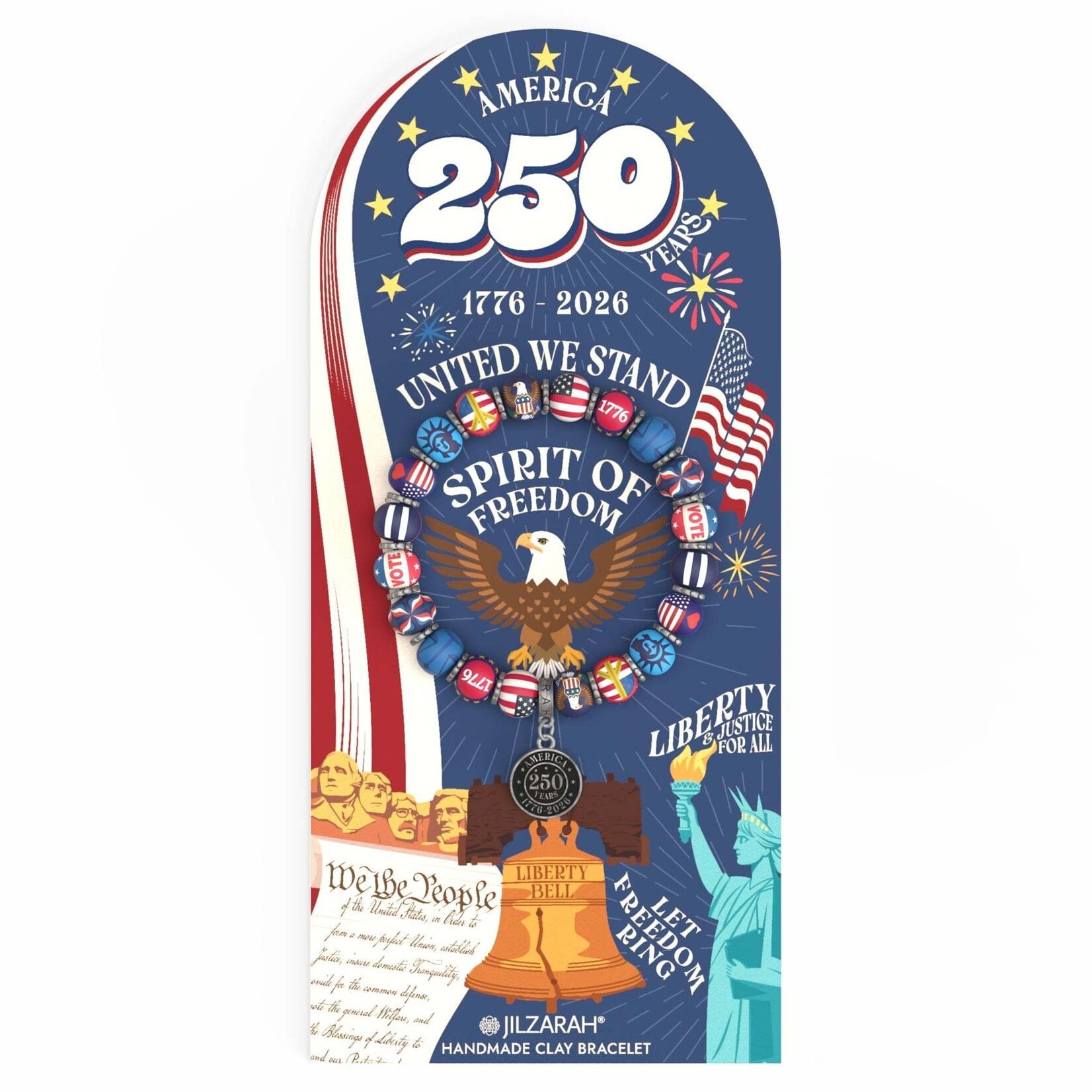 495-385:  USA 250th Anniversary Bracelet 2026 - Americana