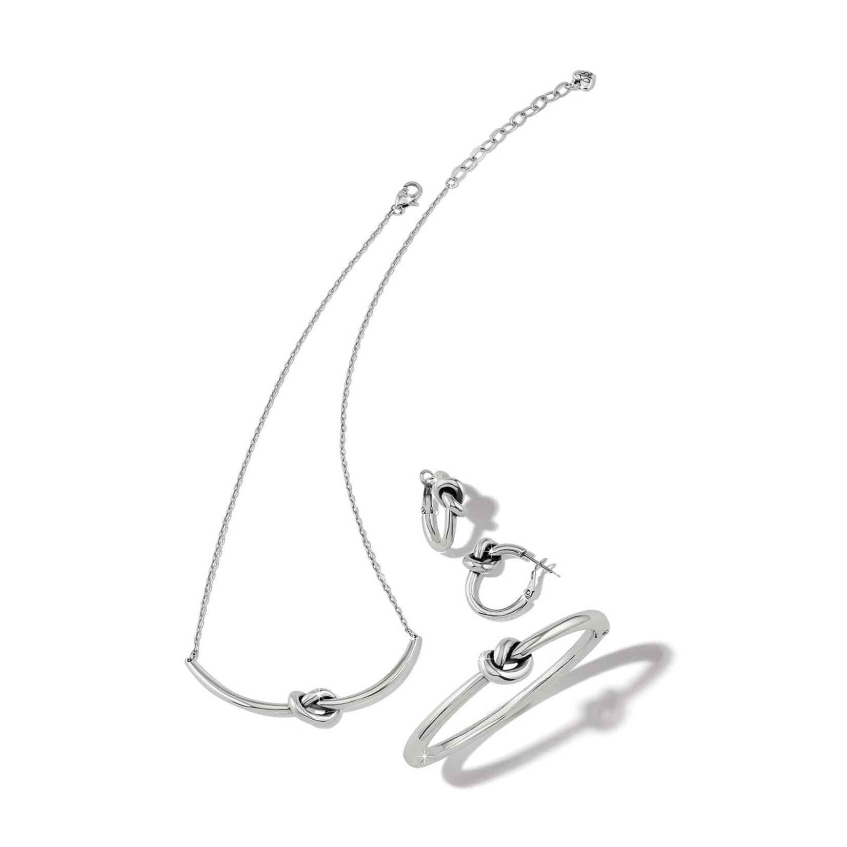 Brighton JF0317 Interlok Single Knot Hinged Bangle