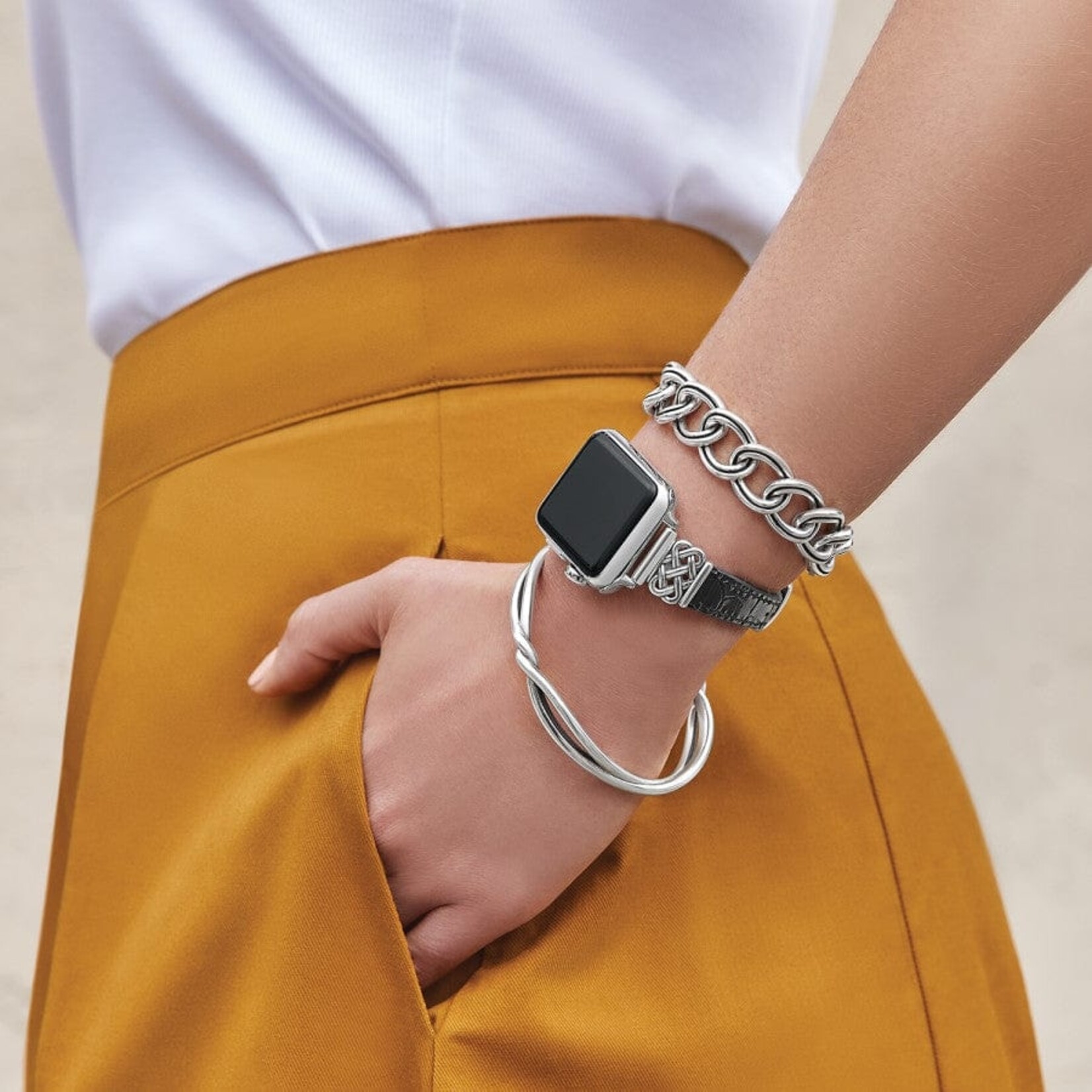 Brighton JF9930 Interlok Twist Bangle