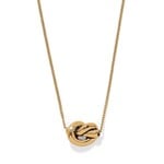 Brighton JM0048 Interlok Single Knot Mini Necklace - Gold